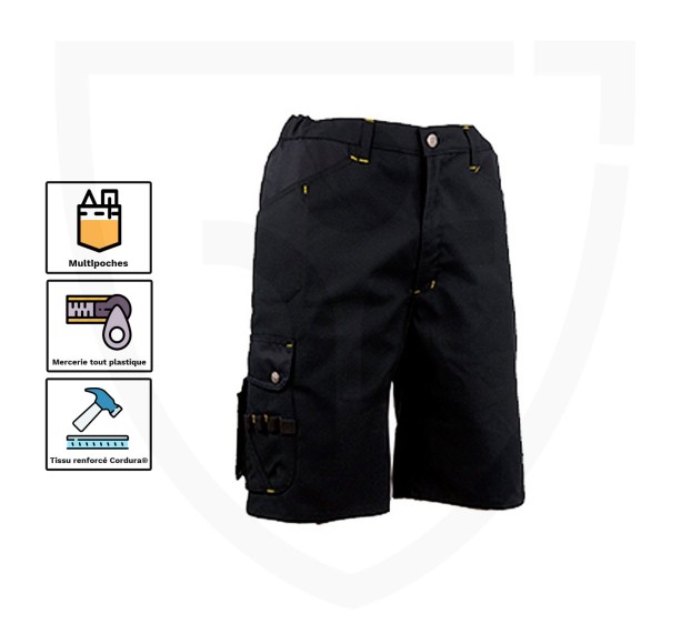 SHORT DE TRAVAIL CRAFT WORKER NOIR