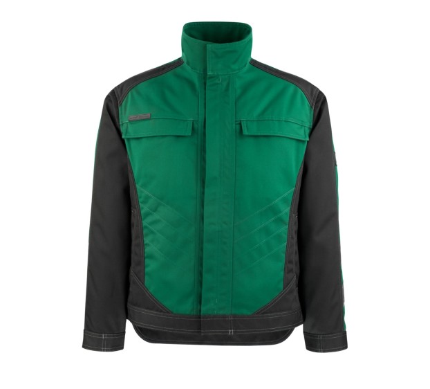 VESTE DE TRAVAIL HOMME/FEMME MAINZ VERT BOUTEILLE/NOIR T.3XL