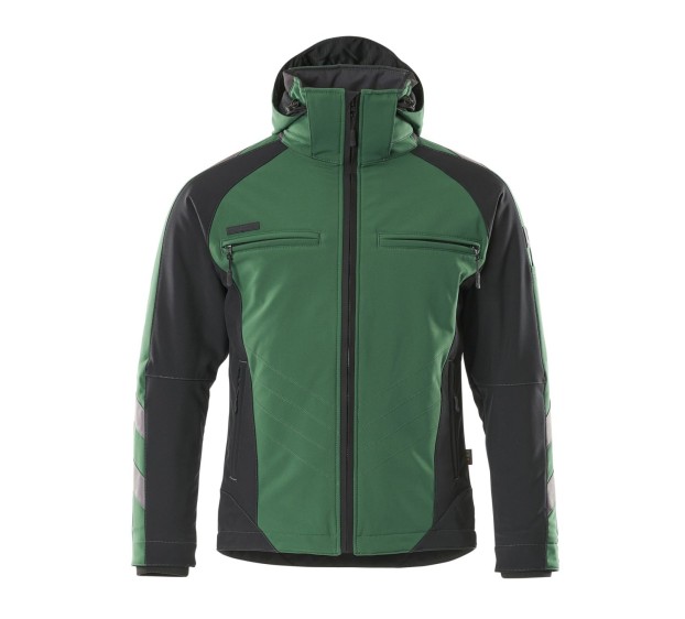 VESTE DE TRAVAIL HOMME/FEMME DARMSTADT VERT BOUTEILLE/NOIR T.3XL