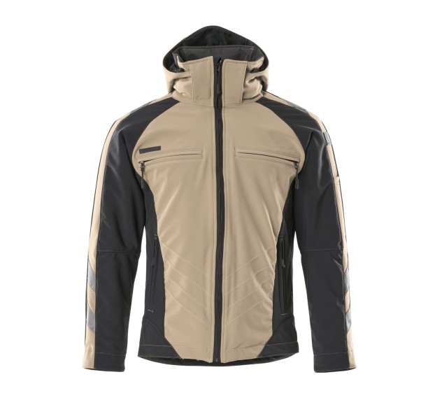VESTE DE TRAVAIL HOMME/FEMME DARMSTADT SABLE CLAIR/NOIR T.4XL