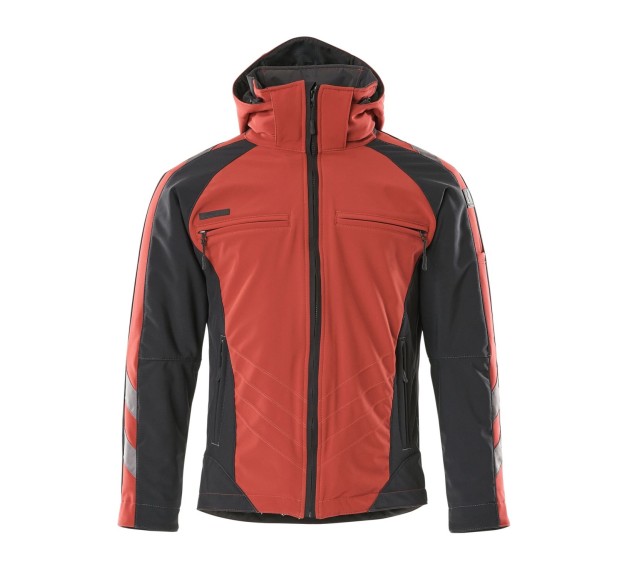 VESTE DE TRAVAIL HOMME/FEMME DARMSTADT ROUGE/NOIR T.4XL