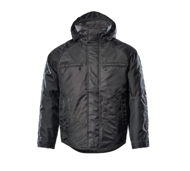 VESTE HIVER DE TRAVAIL HOMME/FEMME FRANKFURT ANTHRACITE FONCE/NOIR T.3XL