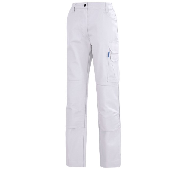 PANTALON DE TRAVAIL FEMME KROSS LINE BLANC