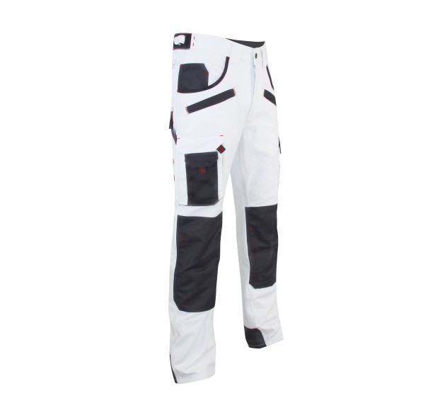 PANTALON DE TRAVAIL HOMME/FEMME AUTHENTIC AEROSOL BLANC/GRIS