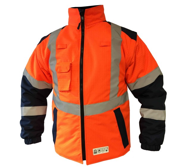 VESTE RÉFLÉCHISSANTE HOMME/FEMME ATEX ALEXIS ORANGE FLUO