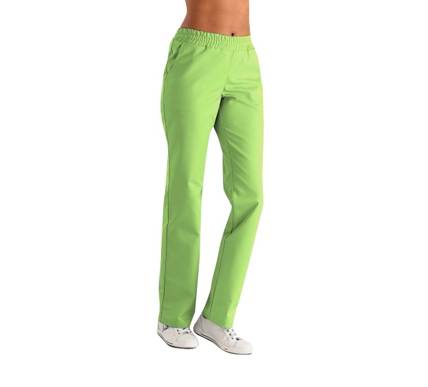 PANTALON DE TRAVAIL FEMME BERTY VERT ANIS