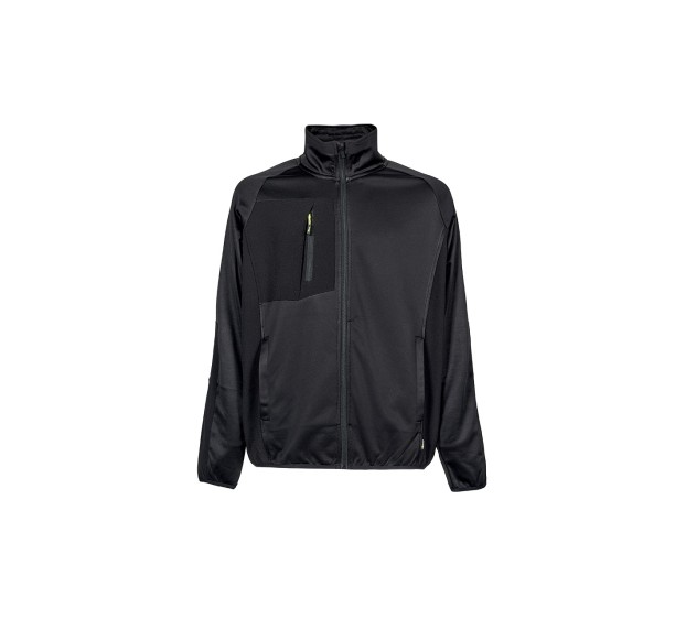 VESTE ZIPPE HULL BLACK CARBON 