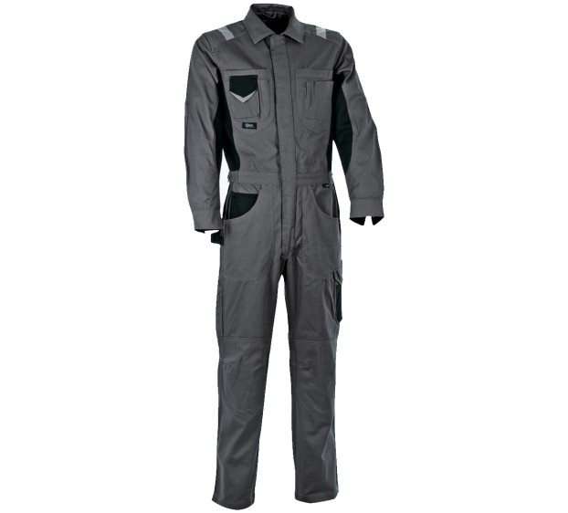 COMBINAISON DE TRAVAIL 1 ZIP HANGAR ANTHRACITE/NOIR