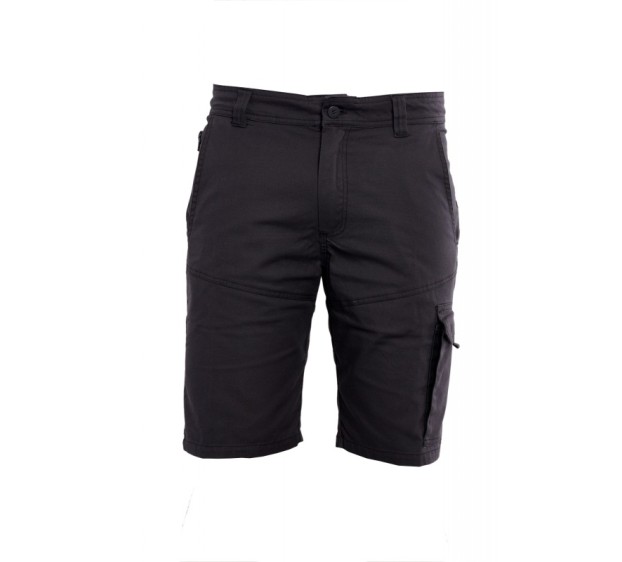 BERMUDA DE TRAVAIL TYPHON+ ELASTHANE GRIS FONCE/NOIR 