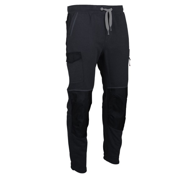 PANTALON DE TRAVAIL HOMME/FEMME TECHNO GRIS/NOIR