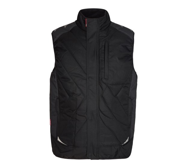 GILET CHAUD DE TRAVAIL HOMME/FEMME GALAXY NOIR/GRIS ANTHRACITE 
