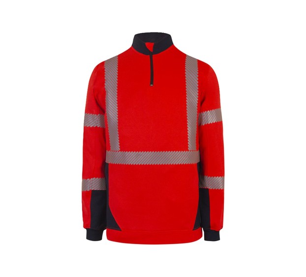 SWEAT DARWIN ROUGE/MARINE T.4XL