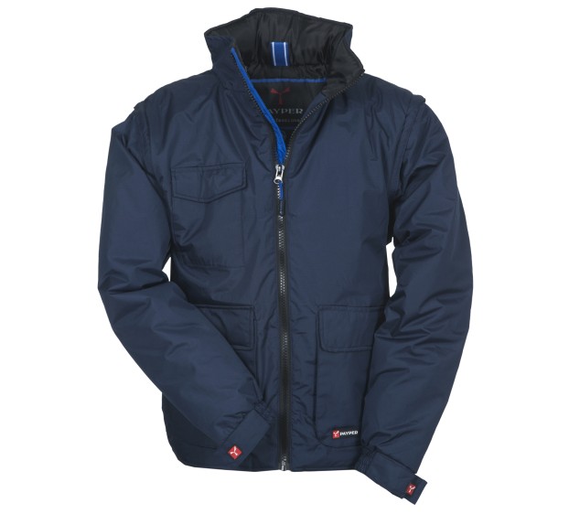 BLOUSON HIVER HOMME/FEMME ESCAPE 2 EN 1 BLEU NUIT/BLEU ROI