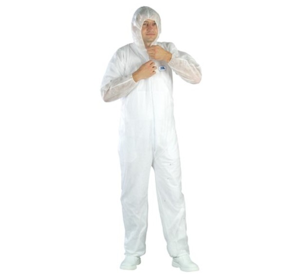 COMBINAISON DE PROTECTION JETABLE POLYPROPYLENE BLANC