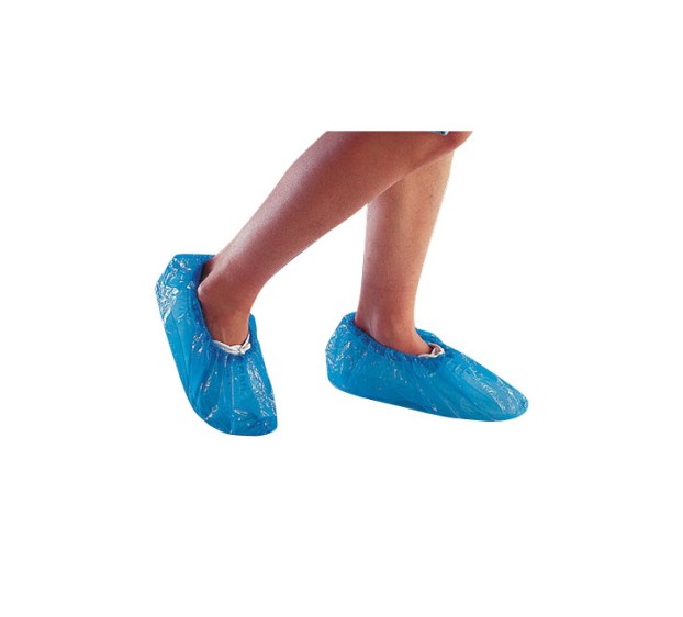 SURCHAUSSURES JETABLES POLYETHYLENE BLEU (LES 100 PIECES)