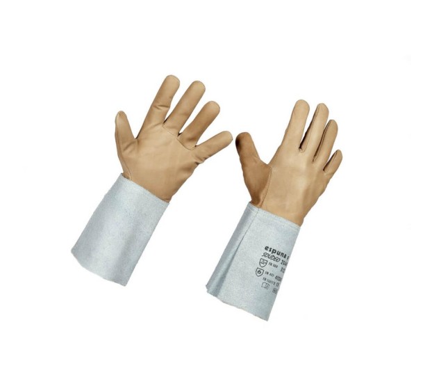 GANTS SOUDEUR CUIR FLEUR 20449 