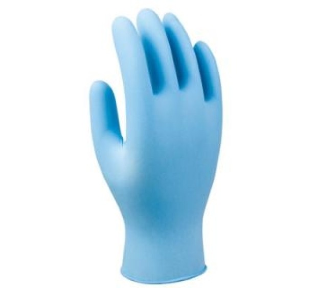 GANTS NITRILE JETABLES 7500 PF BLEU (LA BOITE DE DE 100)