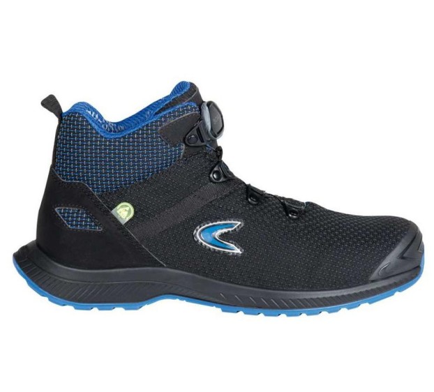 CHAUSSURES HAUTES SPOOL ESD SYSTEME BOA NOIR/BLEU P.39