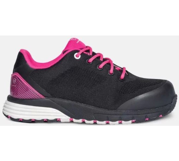 BASKETS BASSES FEMME SLALUM NOIR/FUSHIA