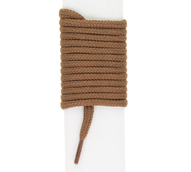 LACETS RONDS POLYAMIDE 1,20 M MARRON (LA PAIRE)