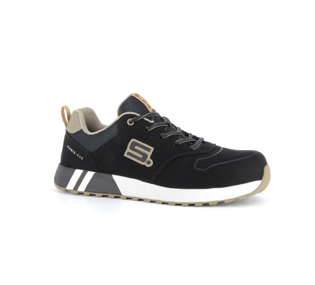 CHAUSSURES DE SÉCURITÉ BASSES S1P HOMME/FEMME HAKA NOIR