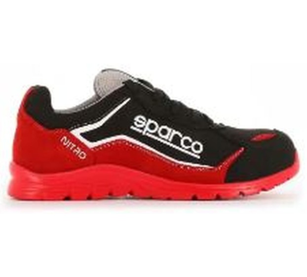 CHAUSSURES DE SÉCURITÉ BASSES S3 HOMME SPARCO NITRO MARCUS NOIR/ROUGE 