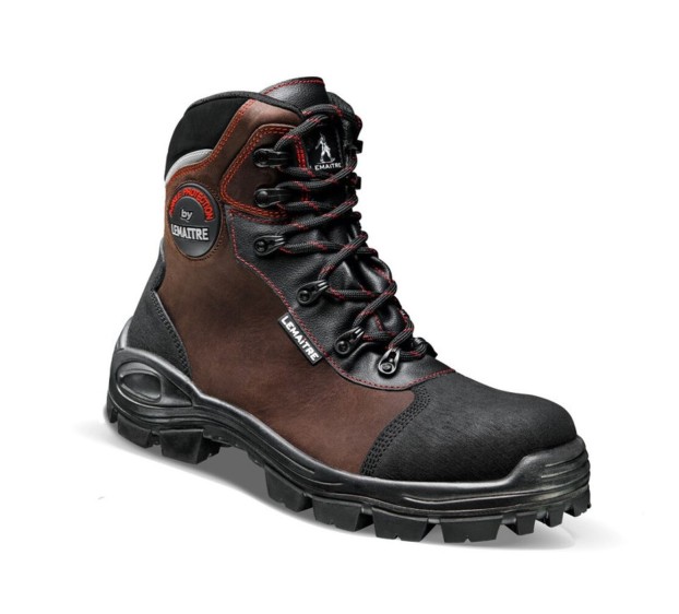 CHAUSSURES SCRAMBLER HAUTES MARRON/NOIR 