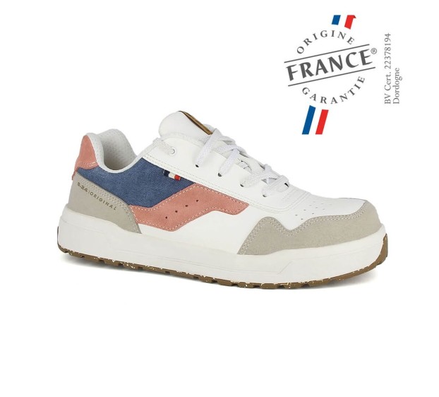BASKET DE SECURITE FEMME PEARL BLANC 