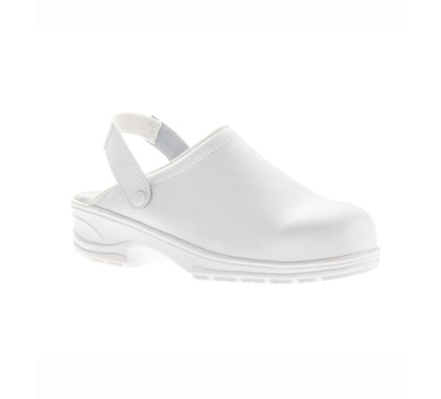 SABOTS SÉCURITÉ CUIR THOR BLANC 