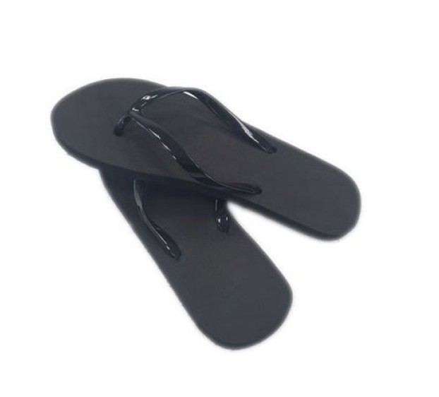 TONGS DOUCHE NOIR TAILLE UNIQUE (LA PAIRE)