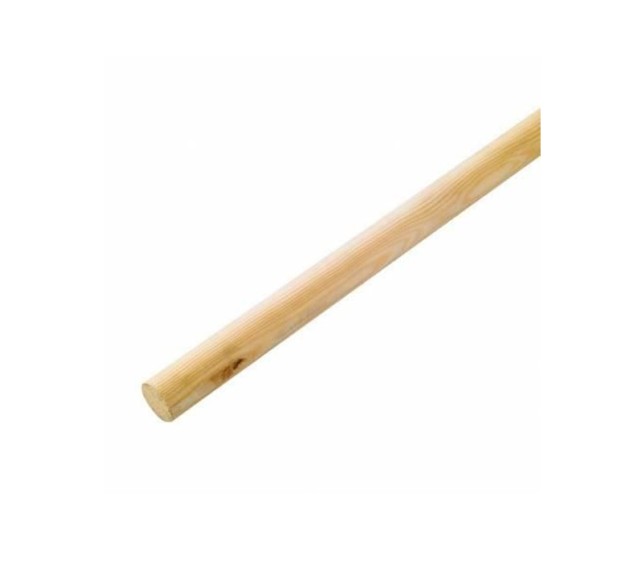 MANCHE BALAI BOIS 140 CM SANS DOUILLE DIAMÈTRE 28 MM