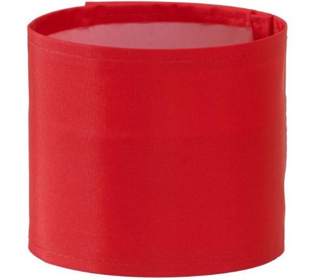 BRASSARD DE SECURITE POLYESTER ROUGE 