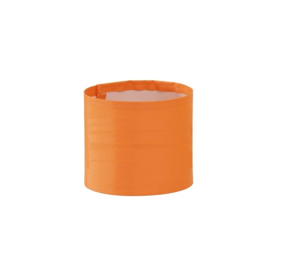 BRASSARD POLYESTER HAUTE VISIBILITE ORANGE 