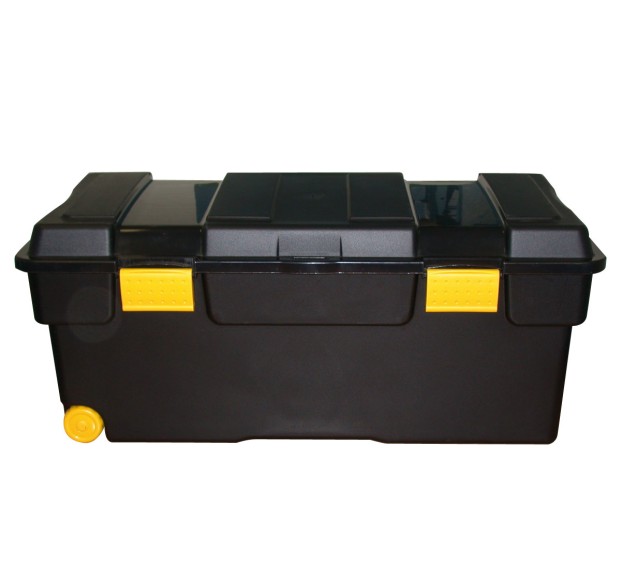 COFFRET PLASTIQUE DE RANGEMENT & TRANSPORT NOIR 800 x 400 x 300