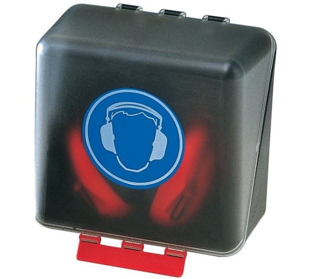 BOITE DE RANGEMENT EPI SECUBOX MIDI PICTOGRAMME CASQUE DE CHANTIER