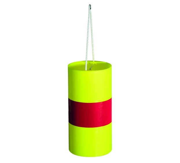 FARDIER CYLINDRIQUE FLUO DE SIGNALISATION