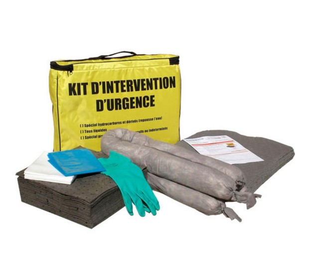 KIT ECONOMIQUE ABSORBANT HUILE/HYDROCARBURE