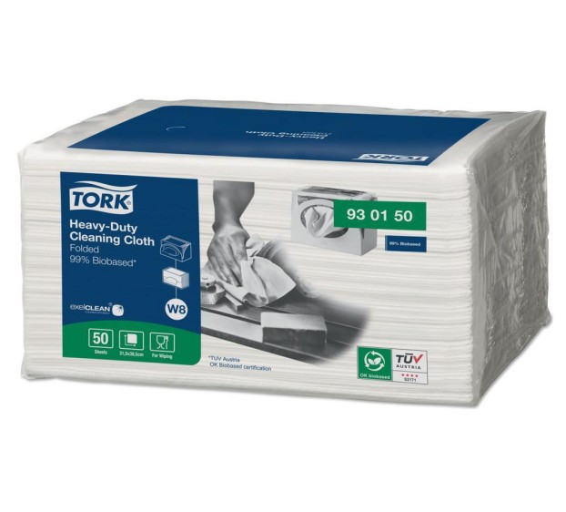 CHIFFONS DE NETTOYAGE 99 % BIOSOURCÉS ULTRA-RÉSISTANTS 50 F