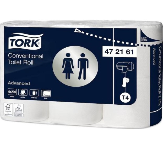 ROULEAUX PAPIER TOILETTE TRADITIONNEL 200 F