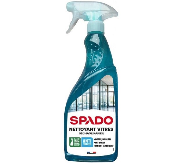 PRODUIT DE NETTOYAGE VITRES SPADO PROFESSIONNEL NETTOYANT VITRES 750 ML