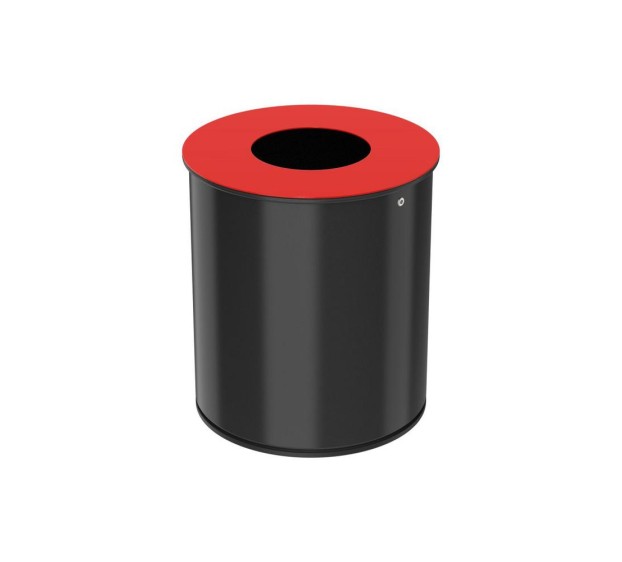 POUBELLE TRI SELECTIF NEOTRI 15 L ROUGE SIGNALISATION