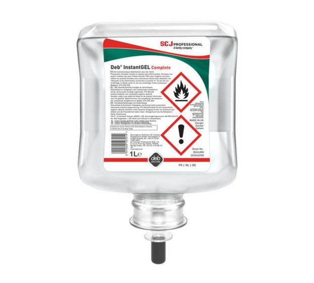 GEL HYDROALCOOLIQUE DÉSINFECTANT INSTANTGEL COMPLETE (1 L)