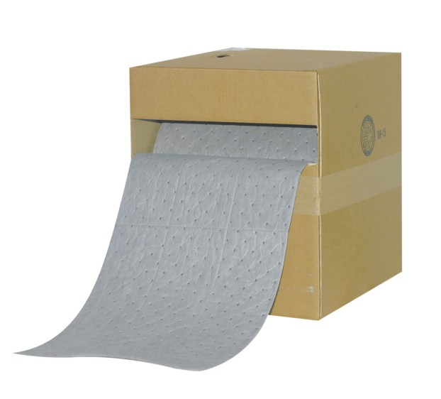 ROULEAU PRÉDÉCOUPÉ MRO ABSORBANT HUILE/HYDROCARBURES