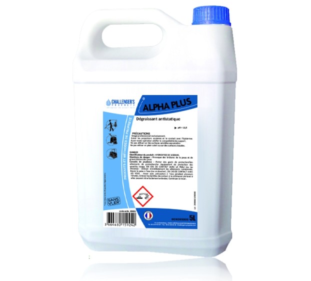 PRODUIT NETTOYANT SPÉCIAL TRANSPORTS VL, PL ALPHA PLUS 5 L