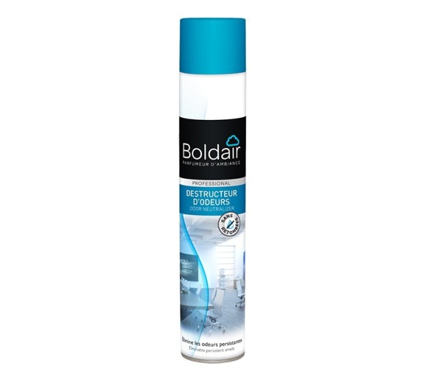AEROSOL DESODORISANT WC BOLDAIR DESTRUCTEUR D'ODEURS 500 ML NEUTRE