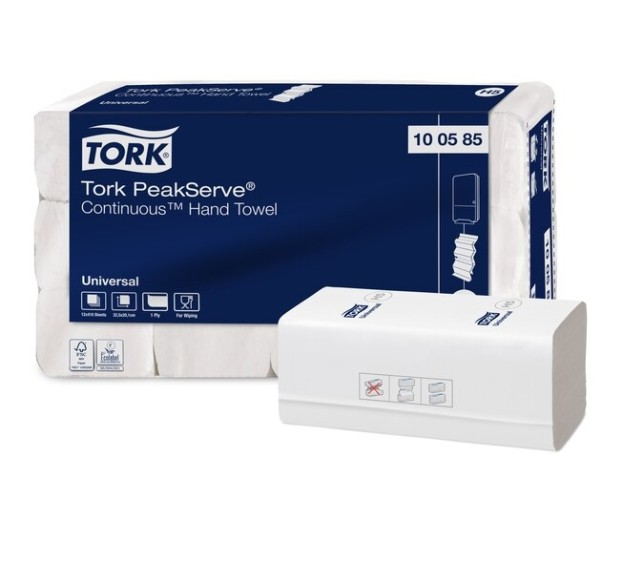 ESSUIE-MAINS PAPIER TORK PEAKSERVE BLANC