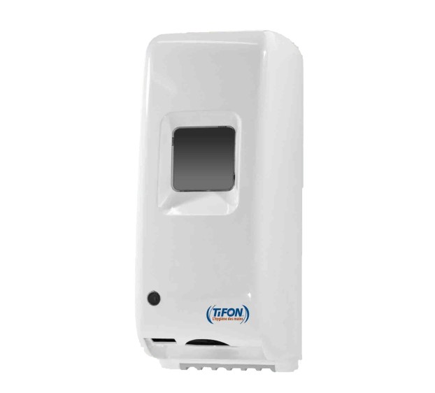 DISTRIBUTEUR SAVON-MOUSSE MAINS MURAL AUTOMATIQUE SENSOR BLANC