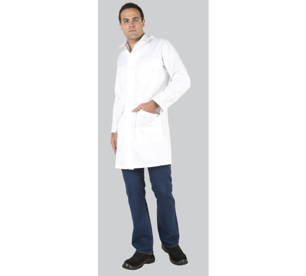 BLOUSE PROTECTION CHIMIQUE TECACID HOMME BLANCHE 