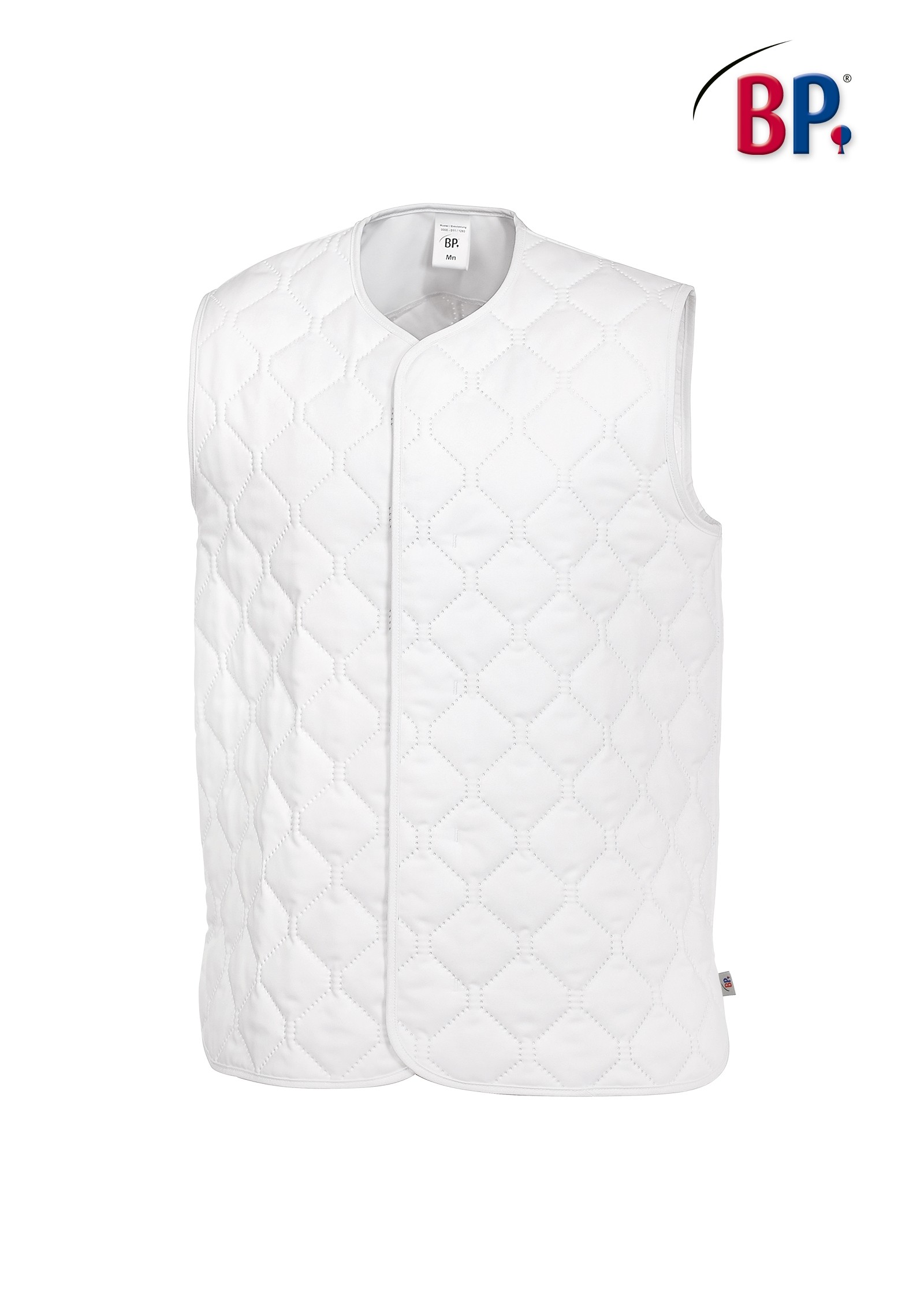 GILET DE CUISINE FROID MATELASSE BLANC