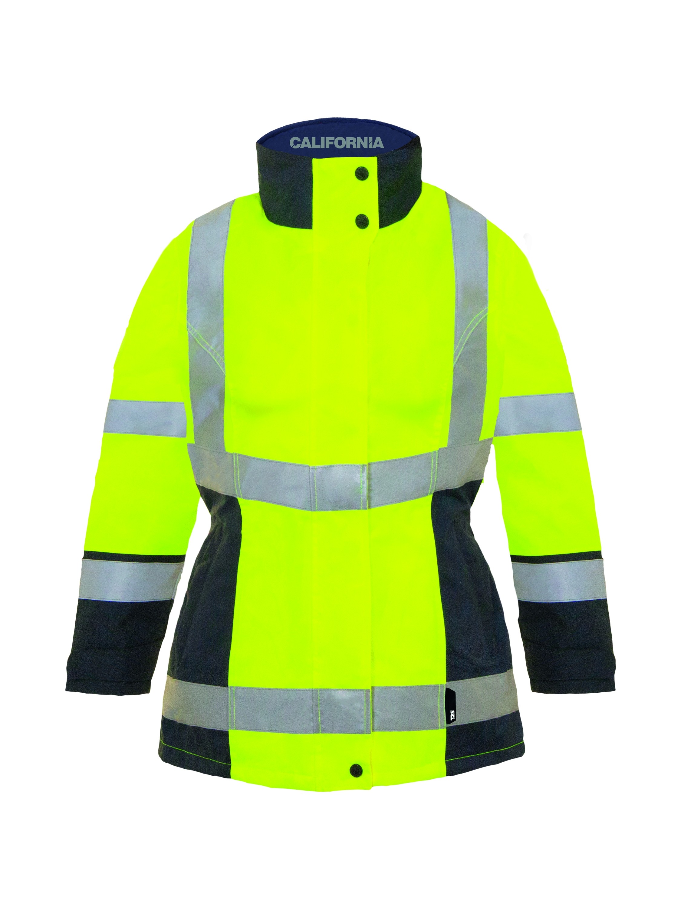 parka jaune fluo